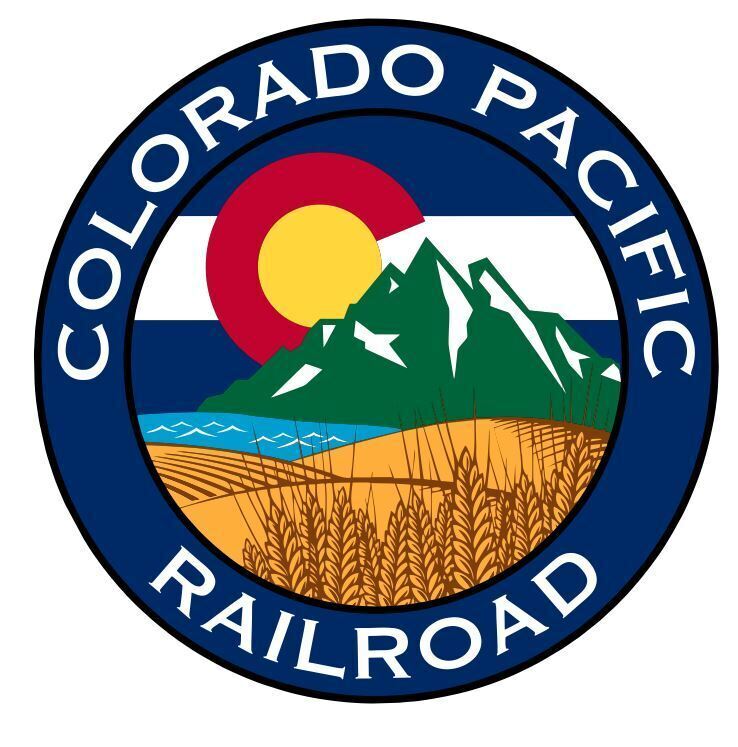 Colorado Pacific Railroad Railway Train Sticker Decal R7380