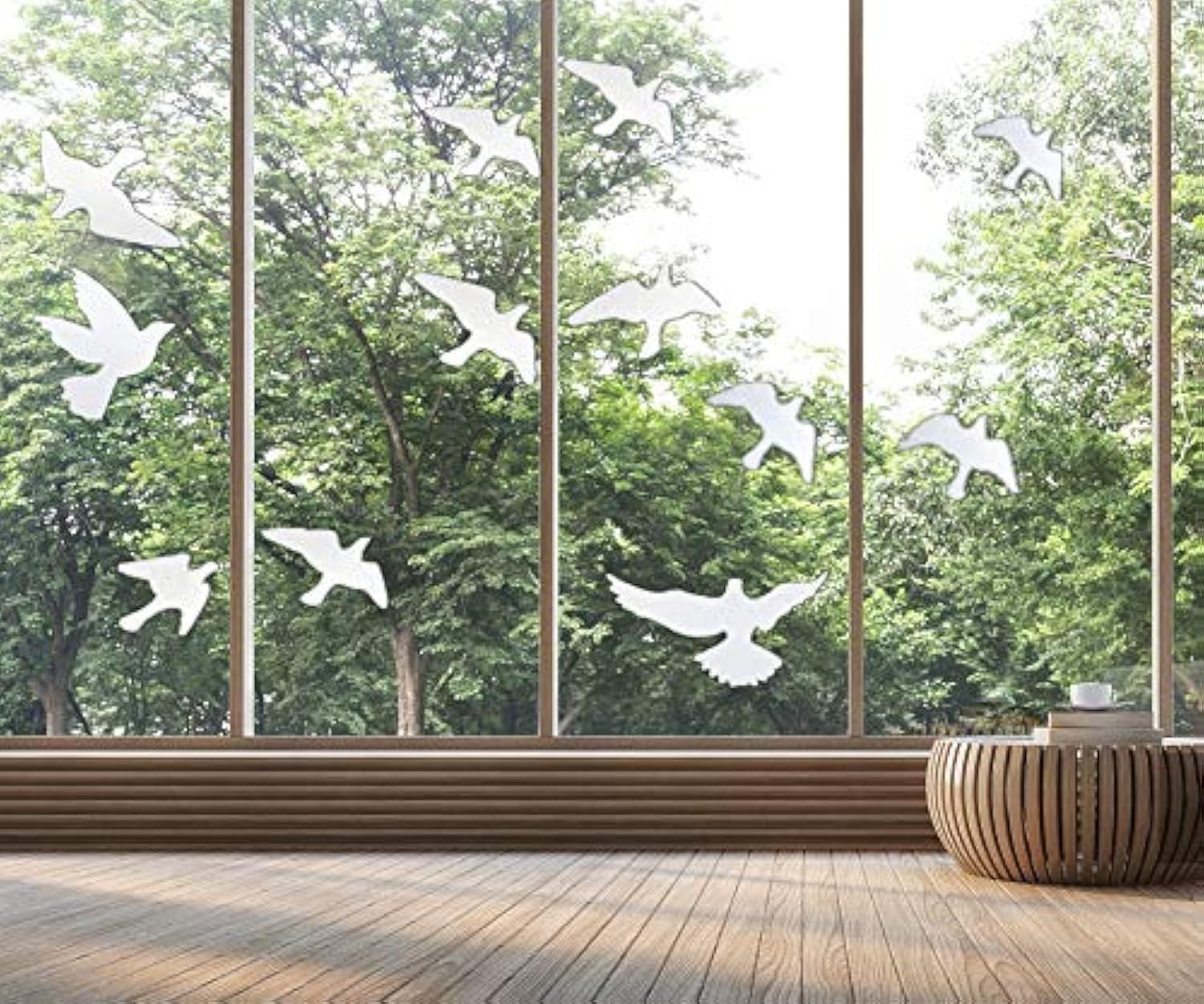 Easy Install Reflective Bird Window Stickers – Protect Your Feathered Friends
