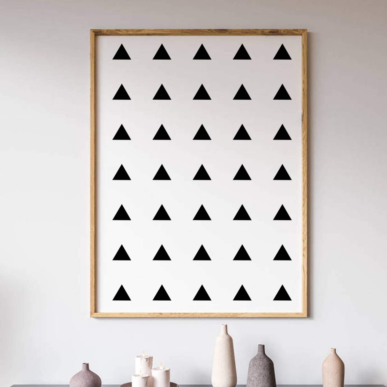 196Pcs Triangle Wall Stickers Decor DIY Wall Decals Sticker Murals Decoration…
