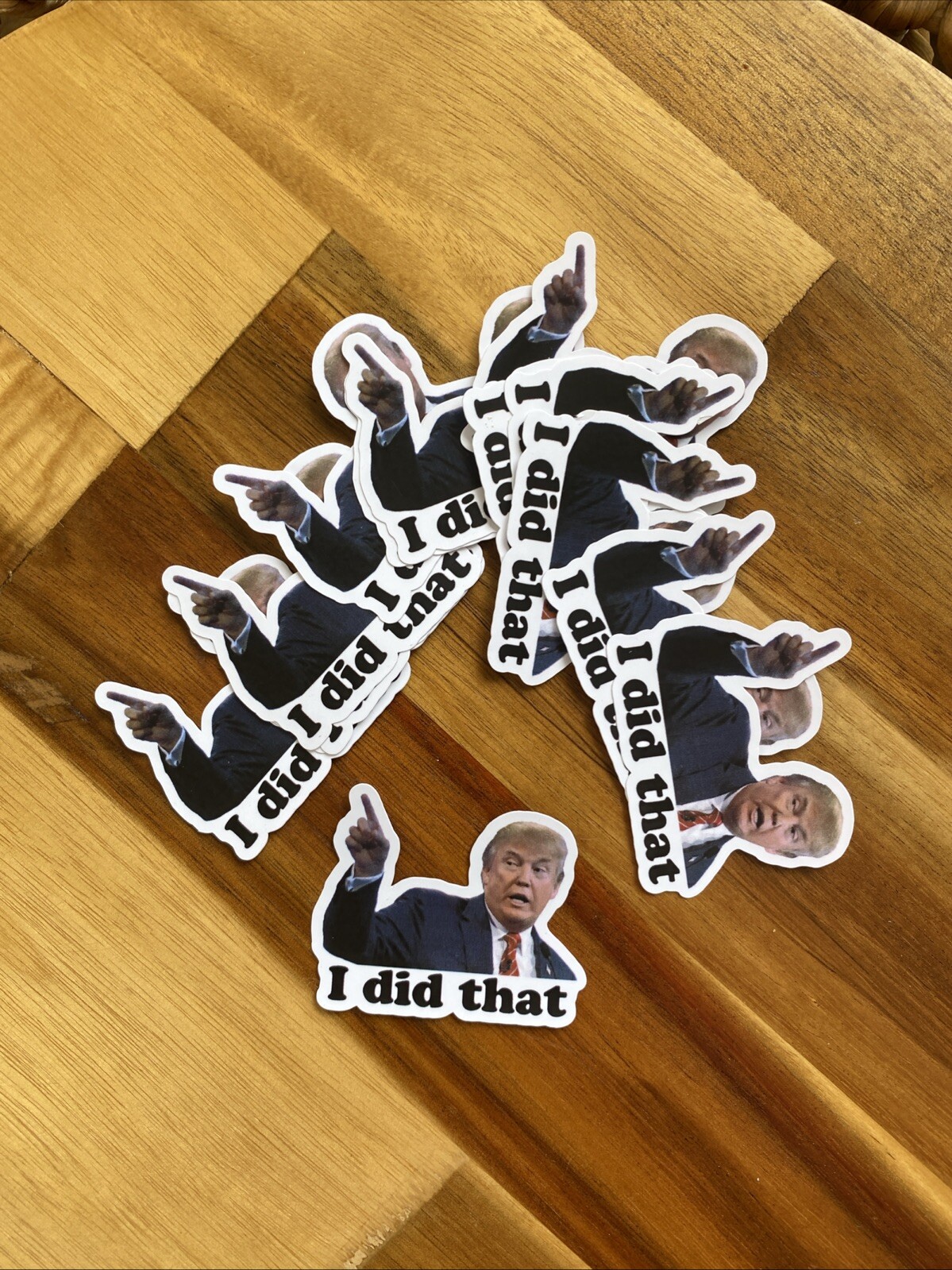 Trump I DID THAT Stickers Decals Car Gas Pump Stickers Station 2" Stickers