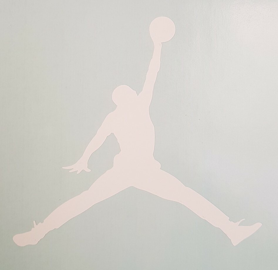 His Airness 100mm AIR JORDAN Sticker Vinyl Car Window Sticker 20+ colour choices
