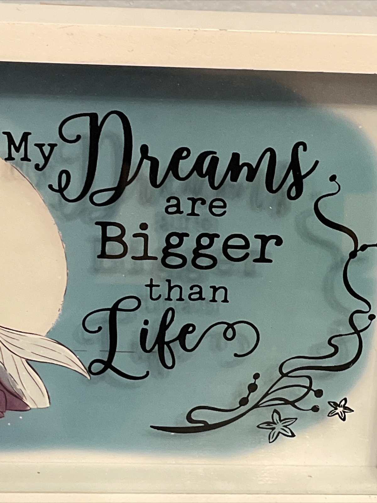 Disney The Little mermaid “my dreams are bigger than life” wall decor plaque