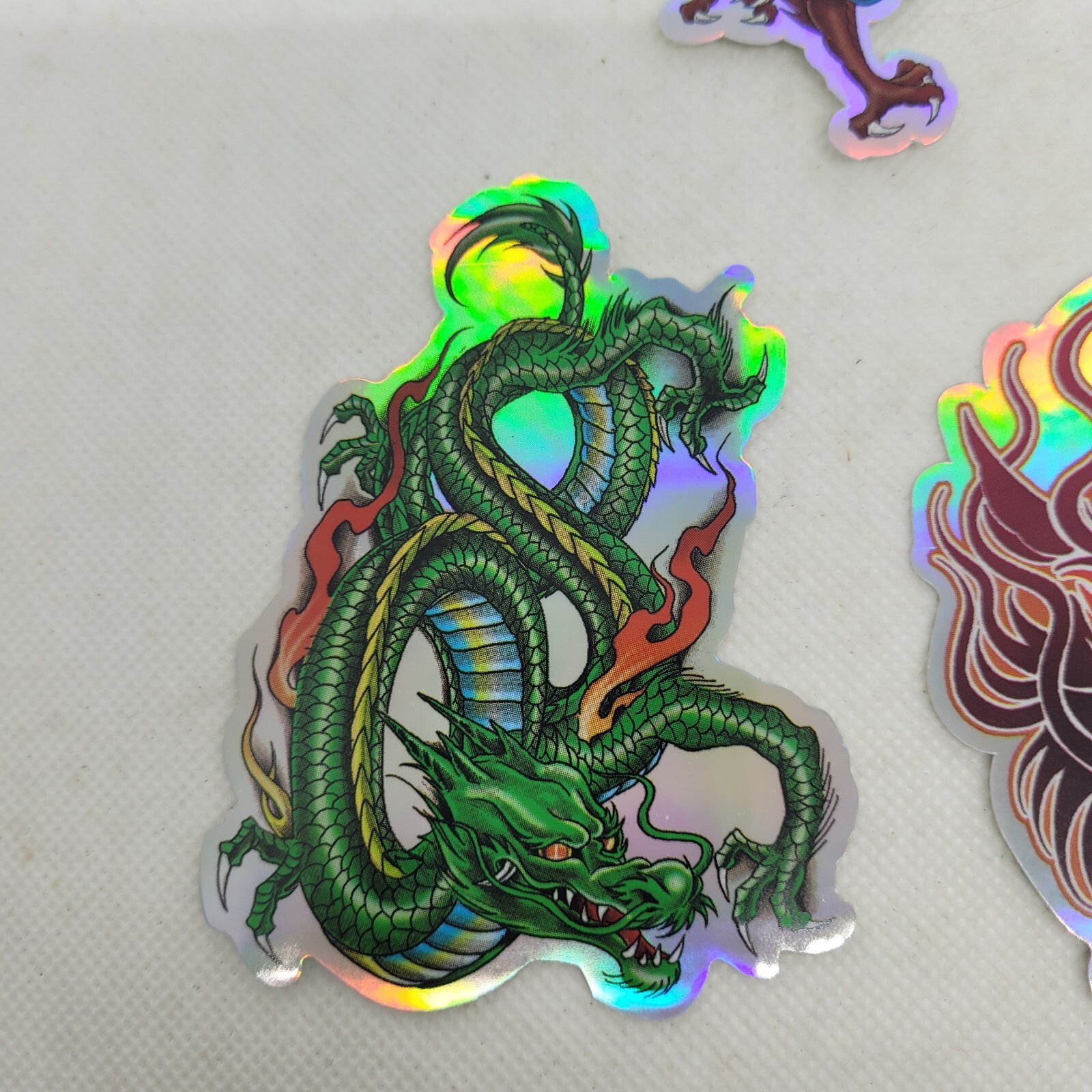 Vintage 2002 Mr Cartoon Graffiti Dragon Stickers Tattoo Art Y2k Vending Lot Rare