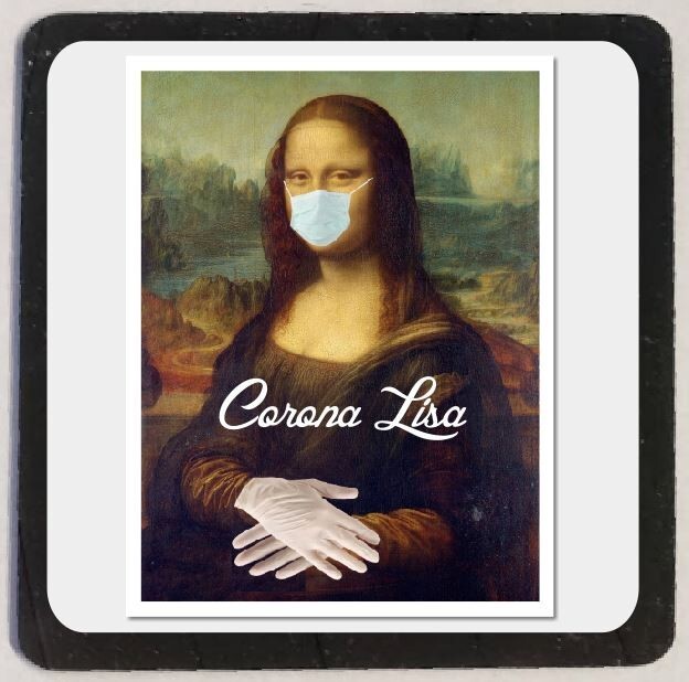 Corona Lisa Refrigerator Magnet M12