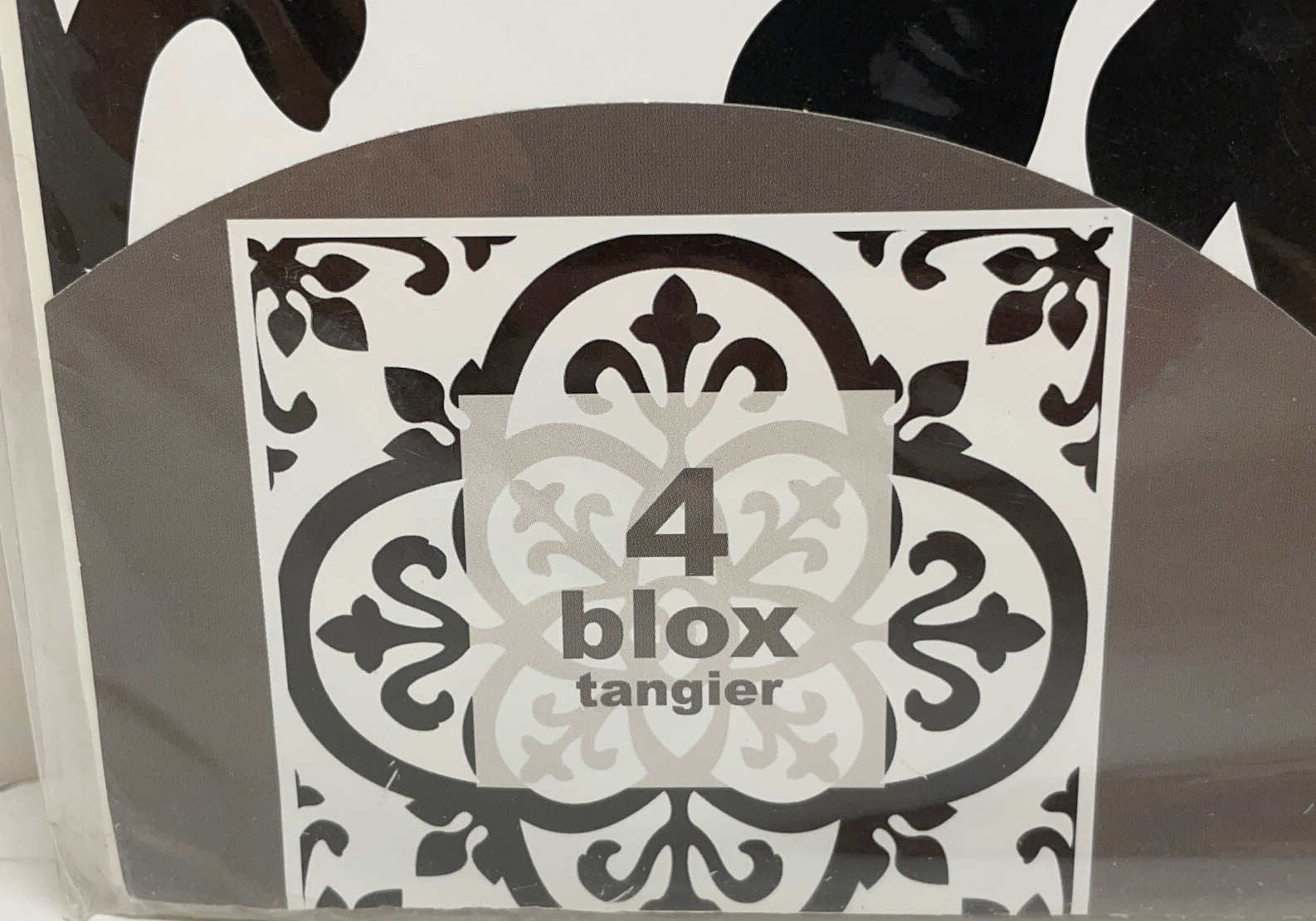 Wall Pops! 4 blox "tangier" self-stick removeable decals