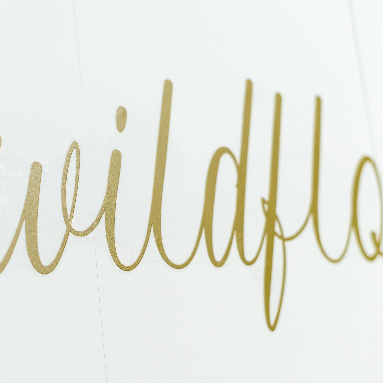 Baby Shower Decal Sign – Wildflower Theme Decoration for Girl or Boy
