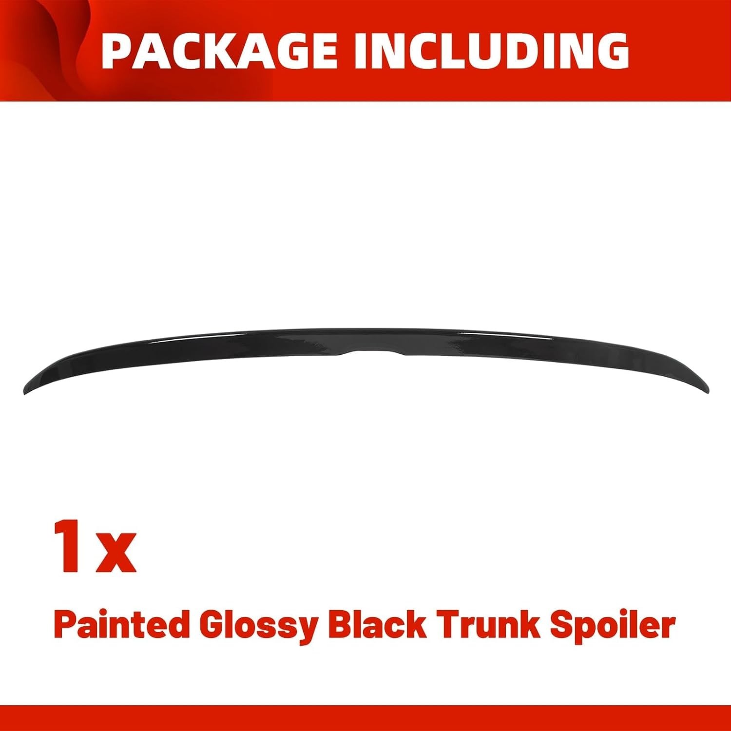 Rear Trunk Spoiler Wing for 2013 2014 2015 2016 2017 Honda Accord 4 Door Sedan