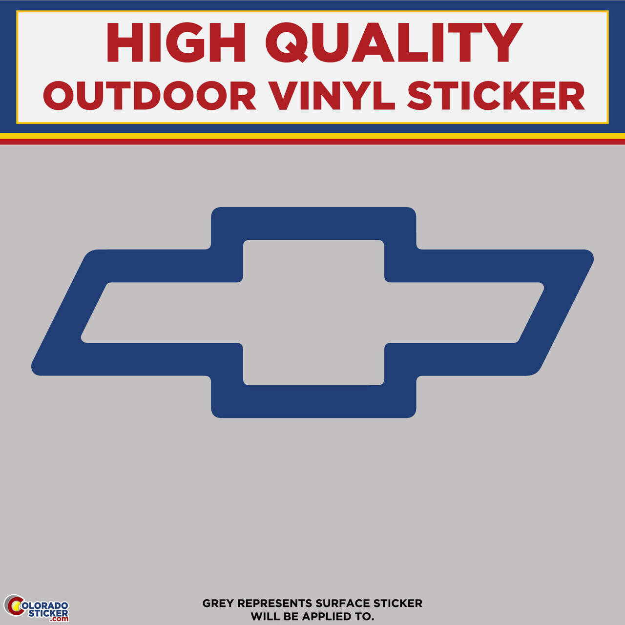 Chevy Logo, Die Cut High Quality Vinyl Stickers