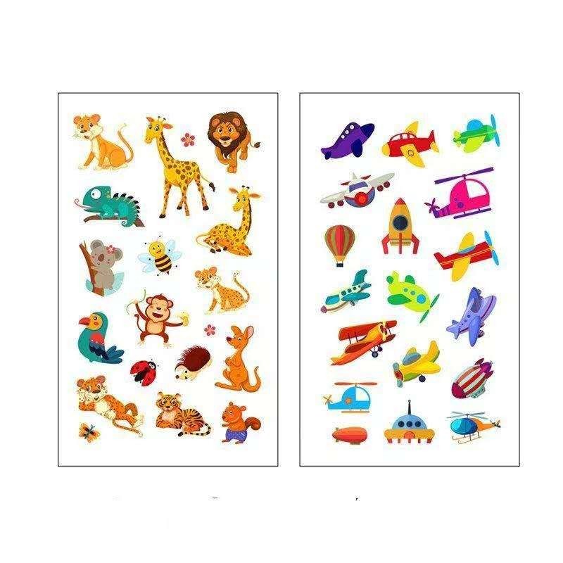 8 Sheets 200+pcs Animal Sticker for Kids, Children, Teacher, Parent,Bottle