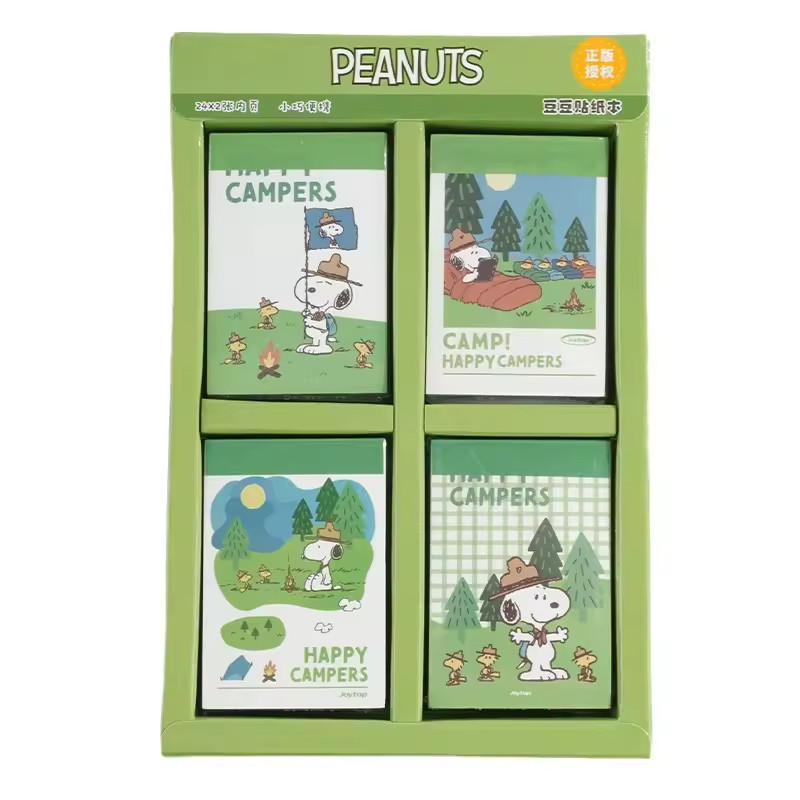 48 PEANUTS SNOOPY-BEAGLE SCOUTS Inspired Stickers, – Phone, Water Bottle, Laptop