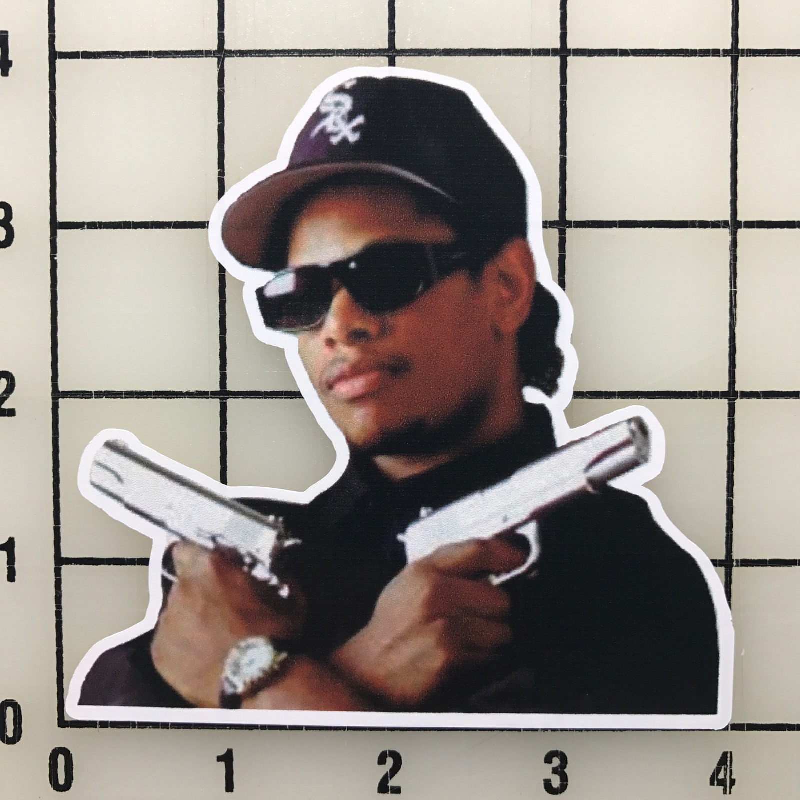Eazy-E 4" Wide Multi-Color Vinyl Decal Sticker – BOGO