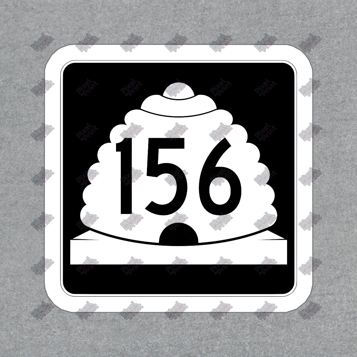 Vintage Style Route 156 Vinyl Sticker Decal Perfect for Cars, #973923