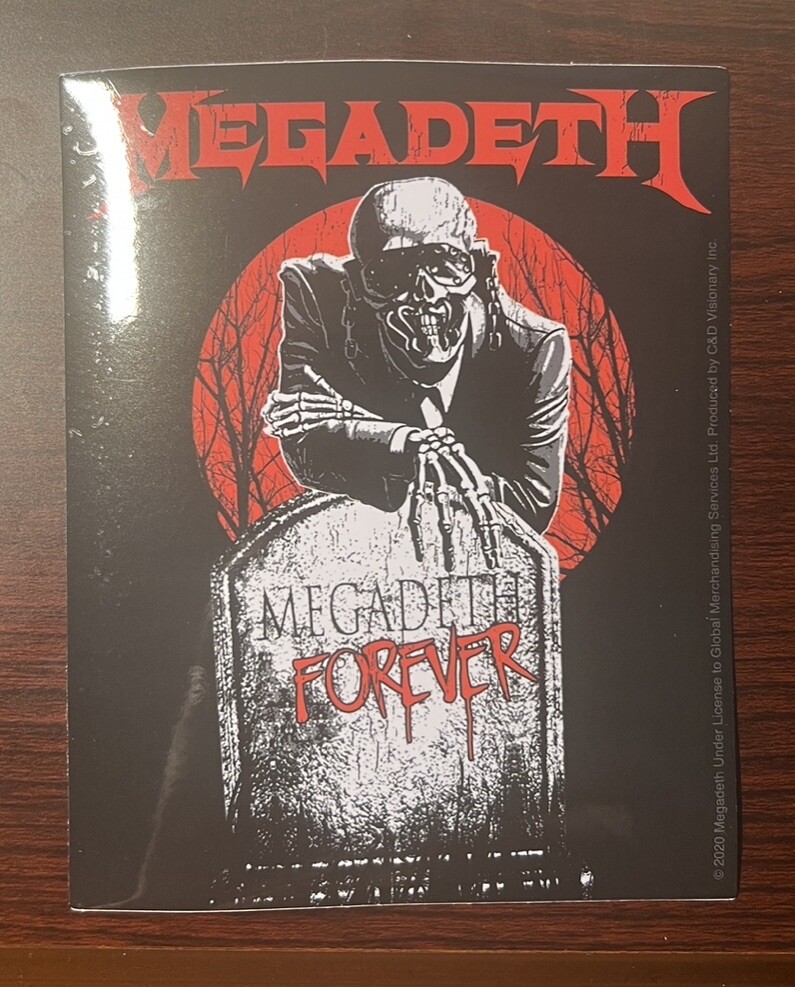 Megadeth Official Peace Sells Sticker M024S