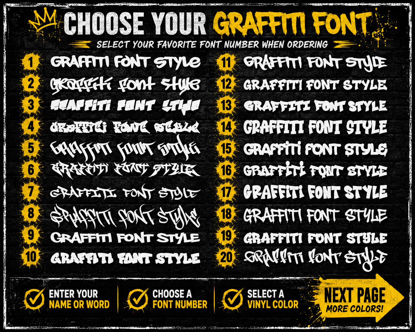 Custom Graffiti Name Decal Personalized Vinyl Sticker Car Laptop Wall Window