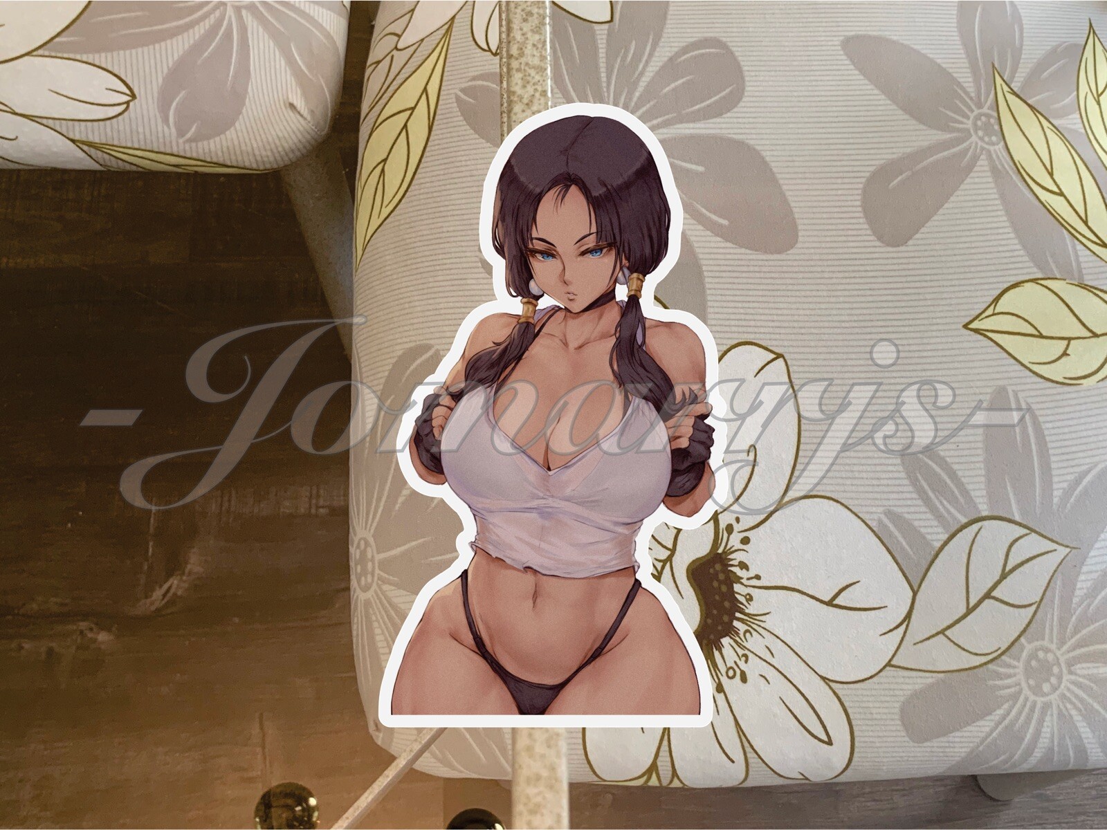 Dragon Ball Z – Anime – Videl “Lingerie” Bikini Sun Fun Sticker Decal Vinyl DBZ