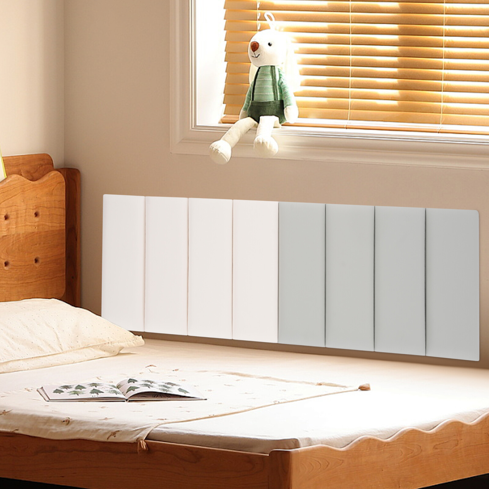 8 Pack Wall Panels, Self-Adhesive Wall Panel, Anti-collision Wall Padding 30mm