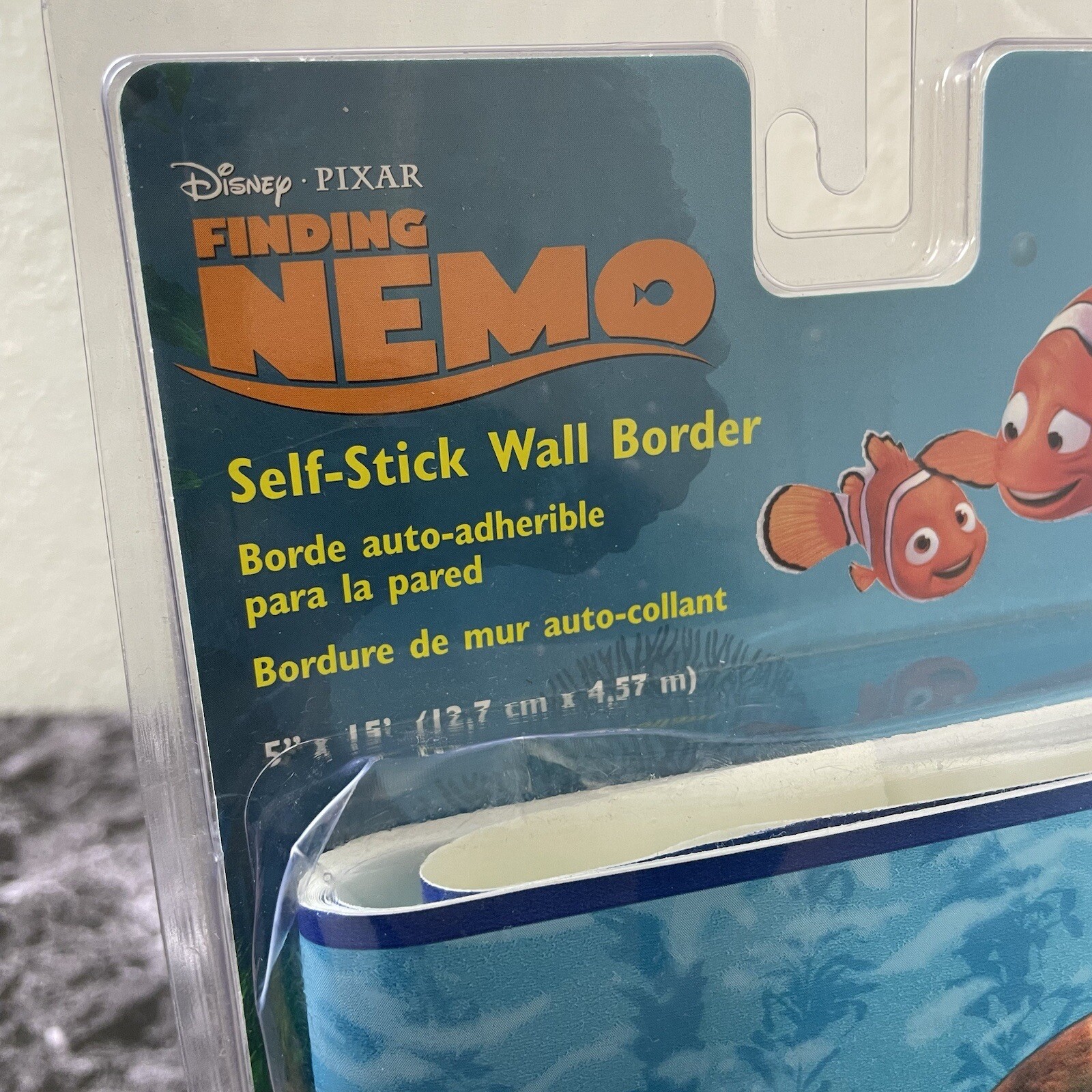 Disney Pixar Finding Nemo Self-Stick Wall Border 5” x 15” Inches Wall Decor NEW