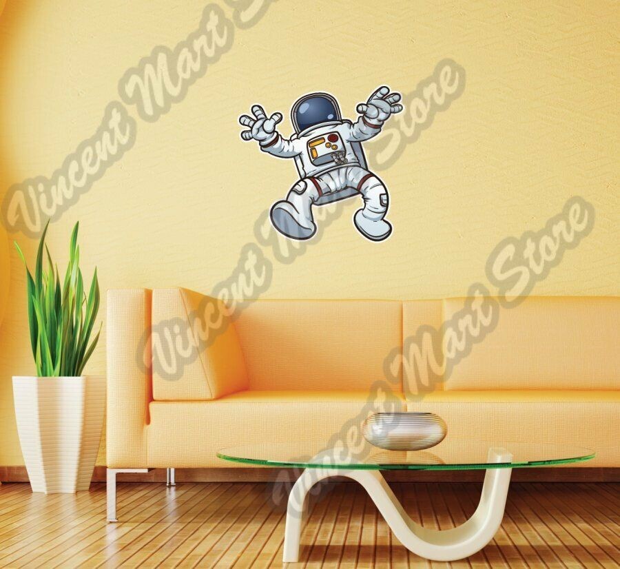 Astronaut Cosmonaut Space NASA Star Wall Sticker Room Interior Decor 22"X22"