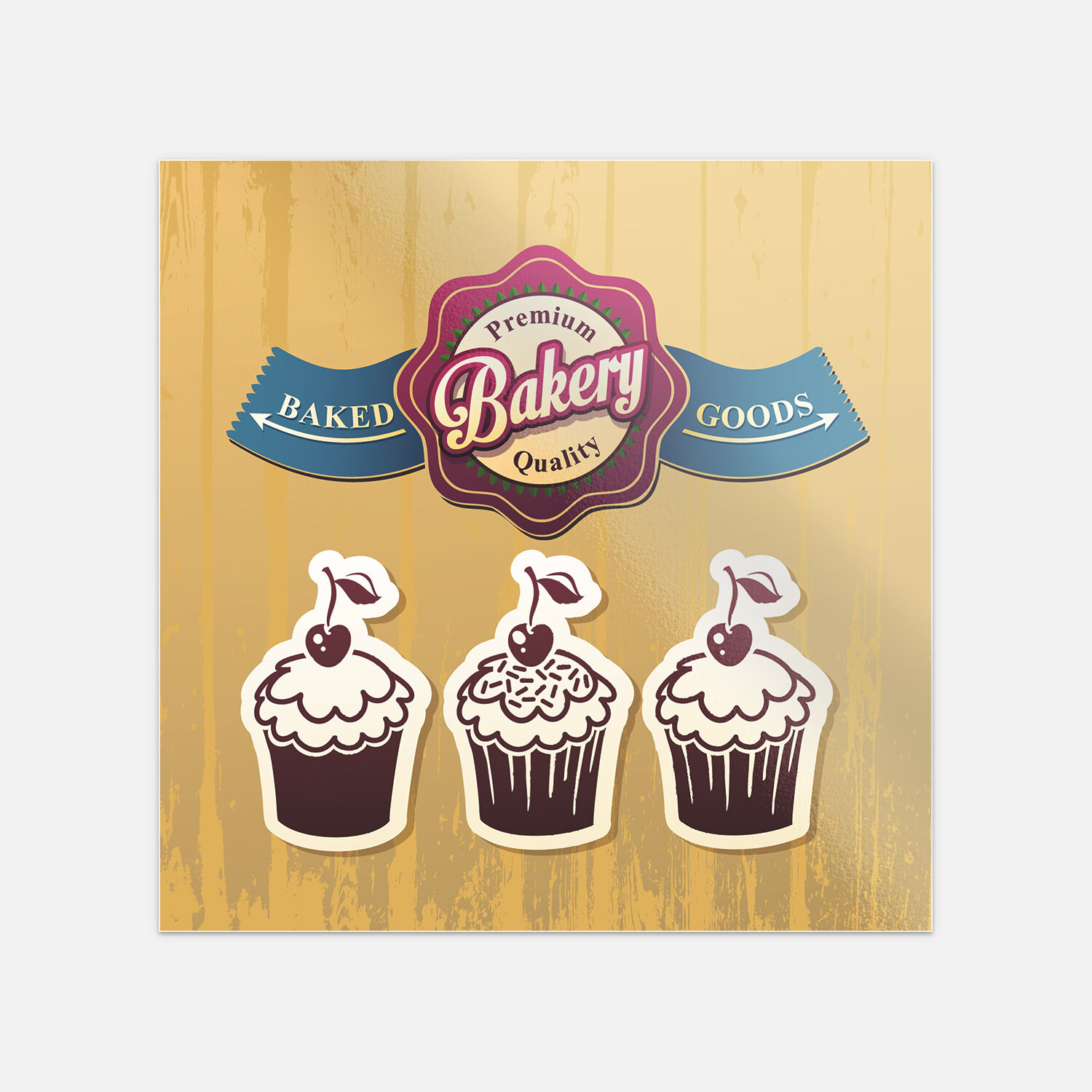 Premium Quality Bakery Baked Goods Vinyl Sticker Decal