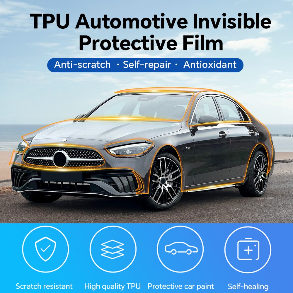 Full Car For Mercedes C Class W206 2022-2025 Precut Paint Protection Film PPF