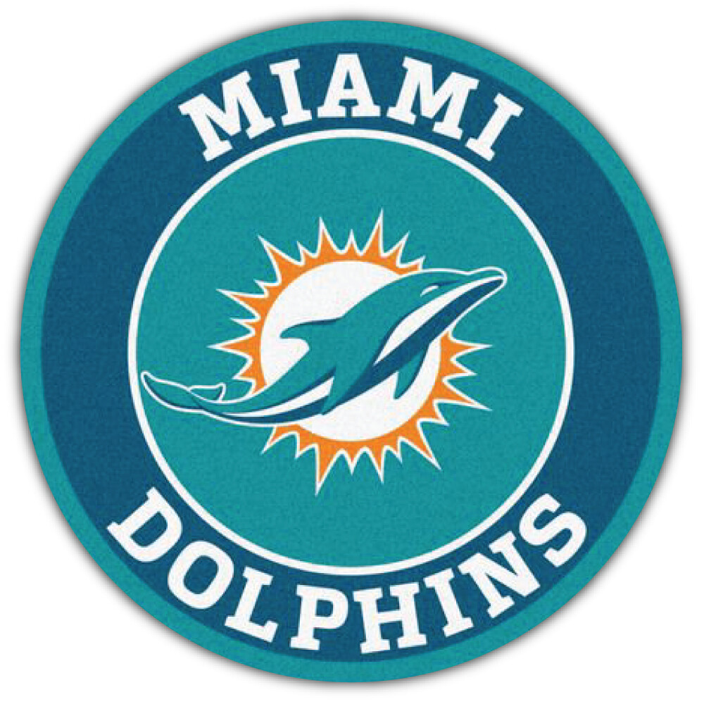 Miami Dolphins NFL Football Logo Sport Car Bumper Sticker Decal "SIZES"