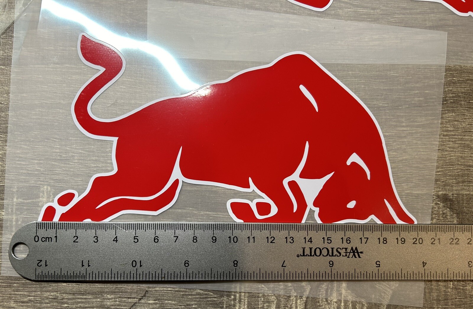 two bulls right and left vinyl Decals stickers motorcycle, cars