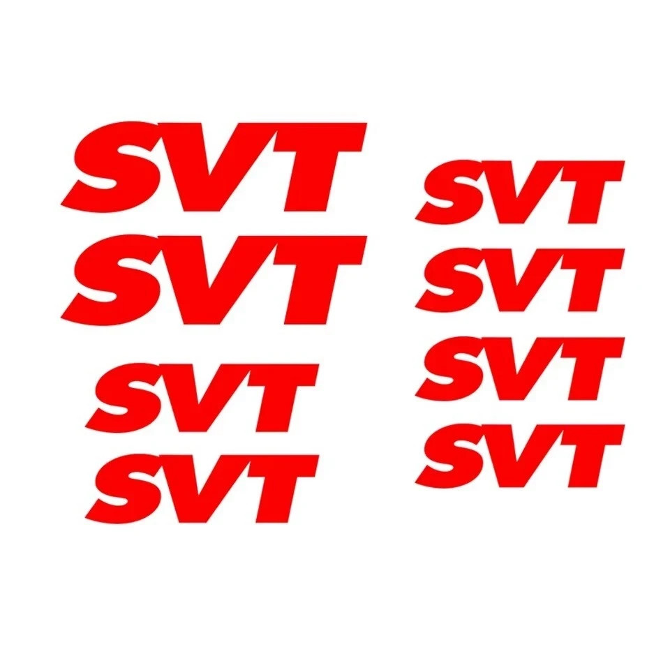 SVT Decals Vinyl Stickers Ford Mustang Raptor Cobra Focus Car Truck – Any Color