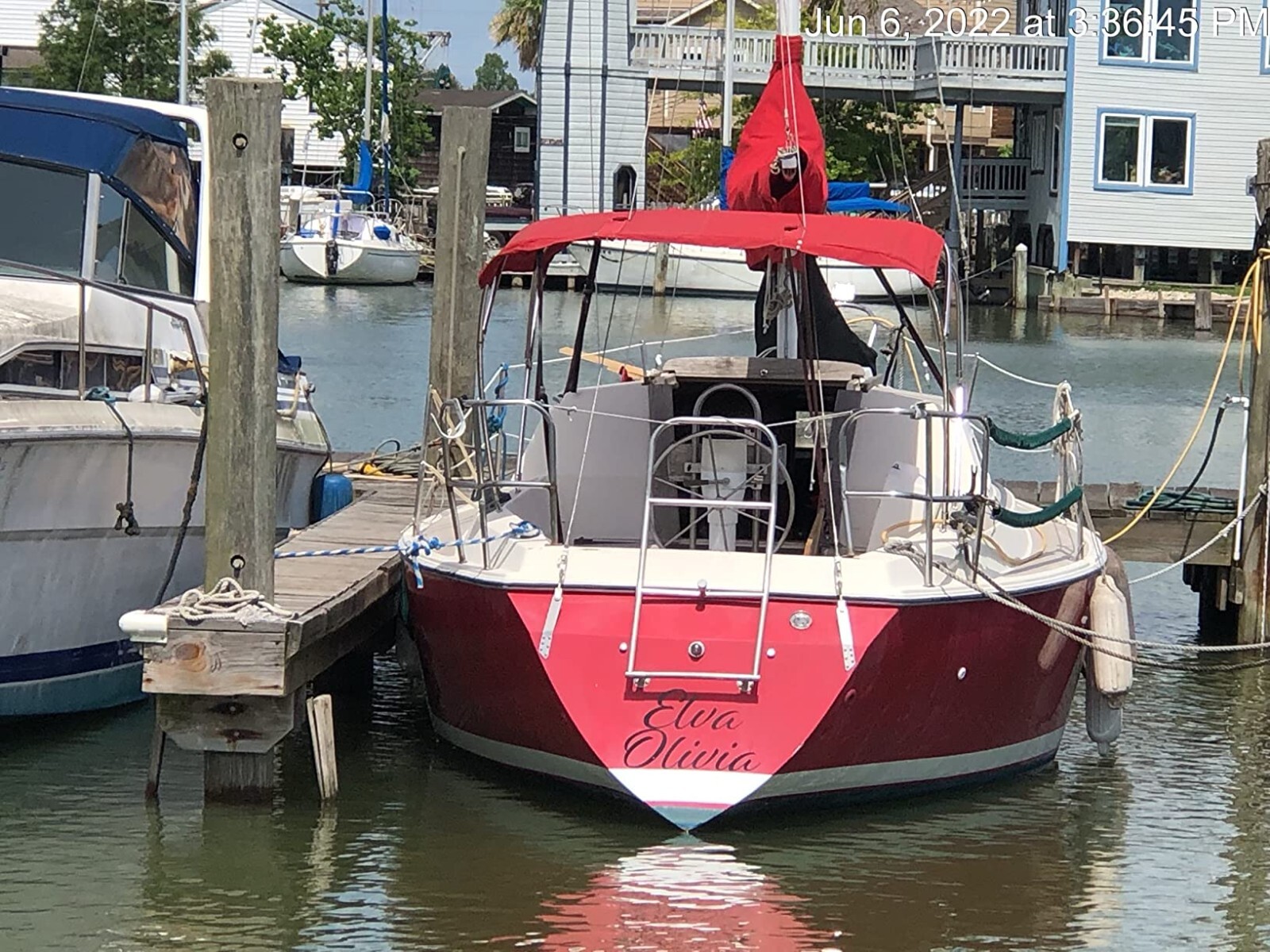 Boat Name Decal 4×24" / Custom Hull Graphic / Premium Marine Vinyl Lettering