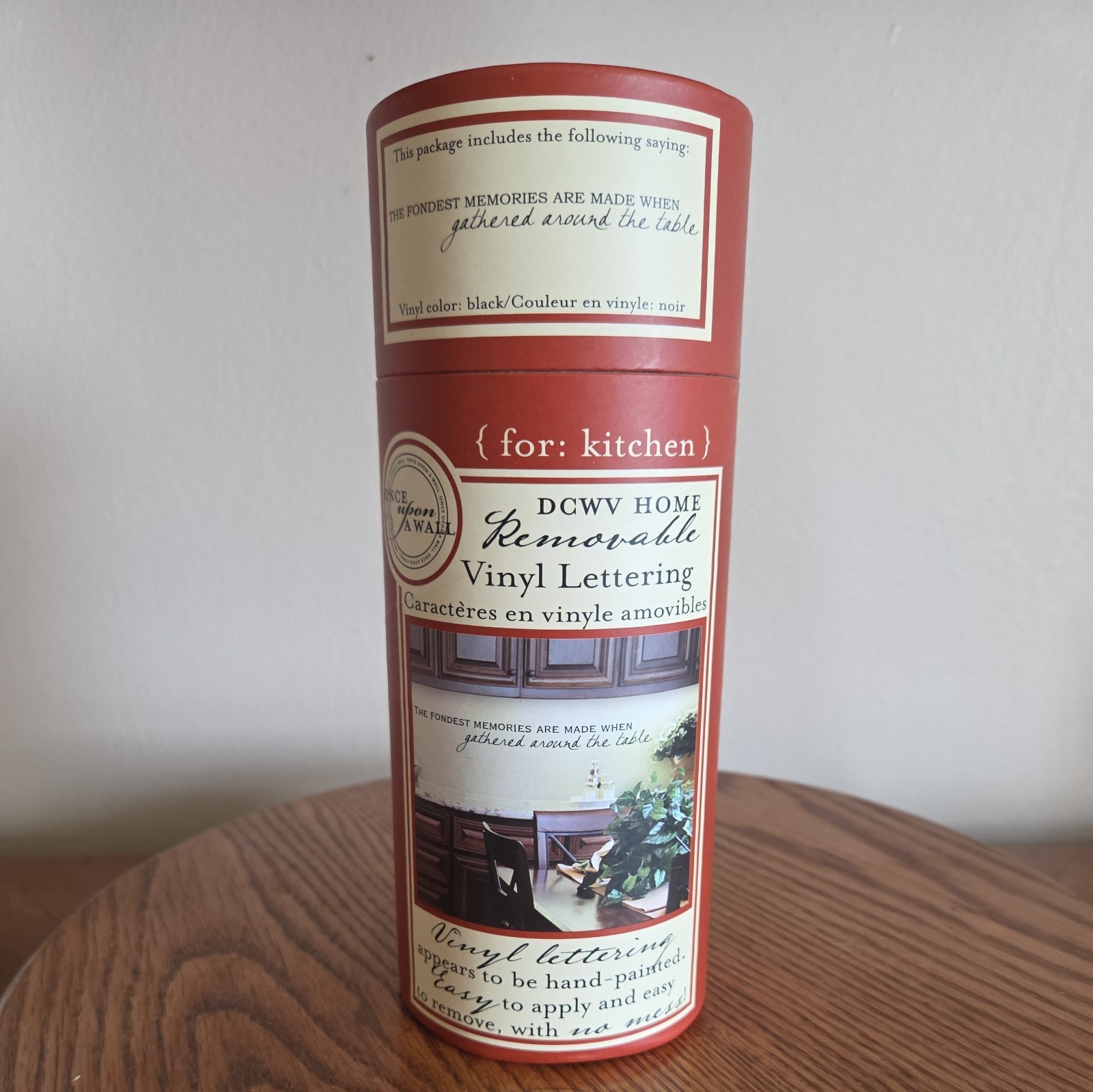 DCWV Home Removable Vinyl Wall Lettering NIB Once upon A Wall