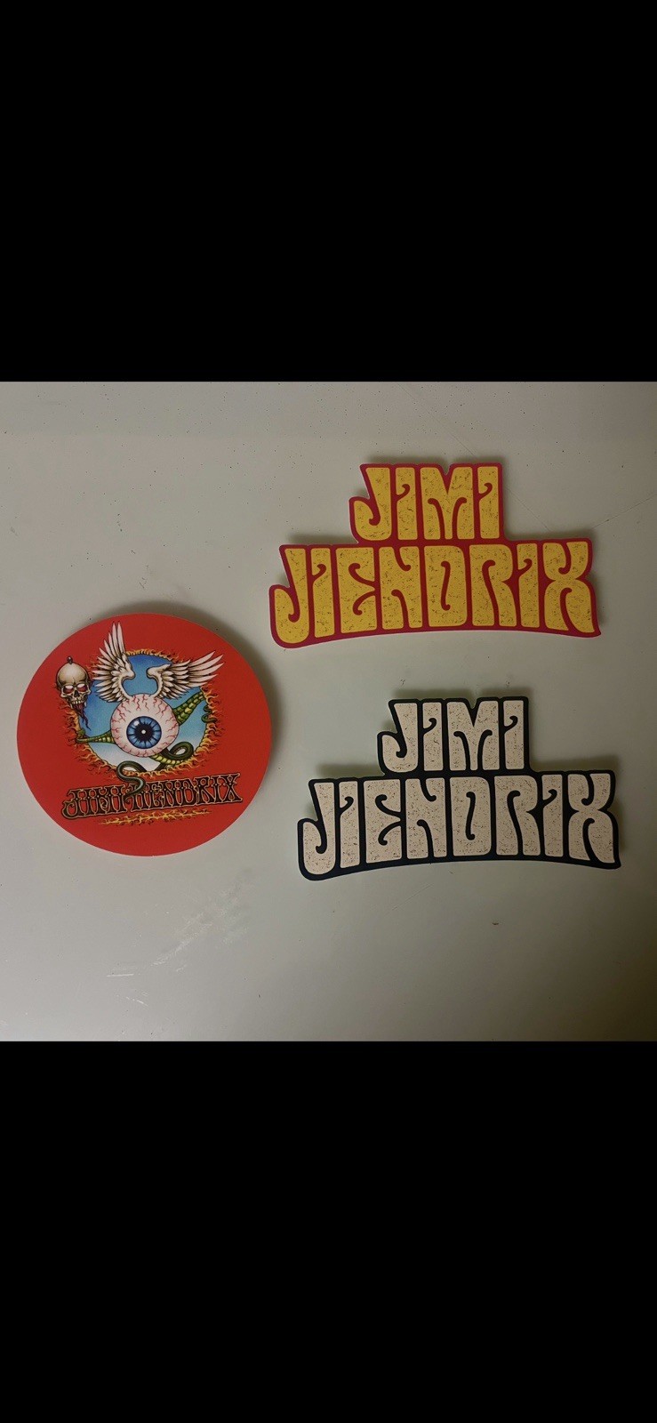 Jimi Hendrix Sticker Pack – 10 Stickers Classic Rock Stickers