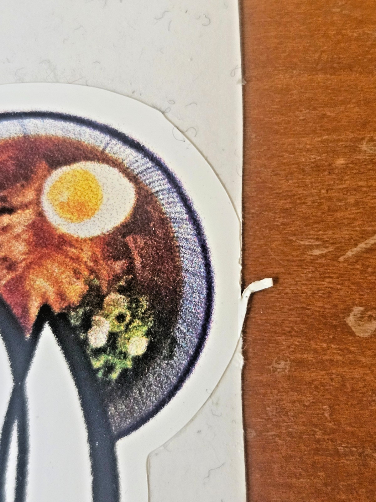 Godzilla Ramen Sticker – Monster – 2.5 X 2 Inches – Small imperfection – Fast
