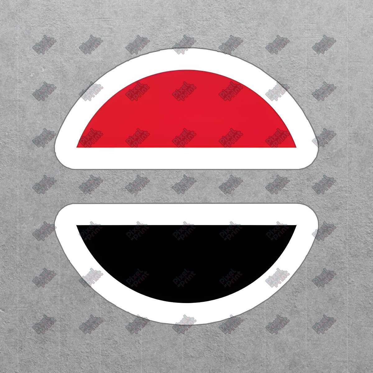 Stylish Red and Black Vinyl Sticker Decal Perfect for Laptops, Water #606422