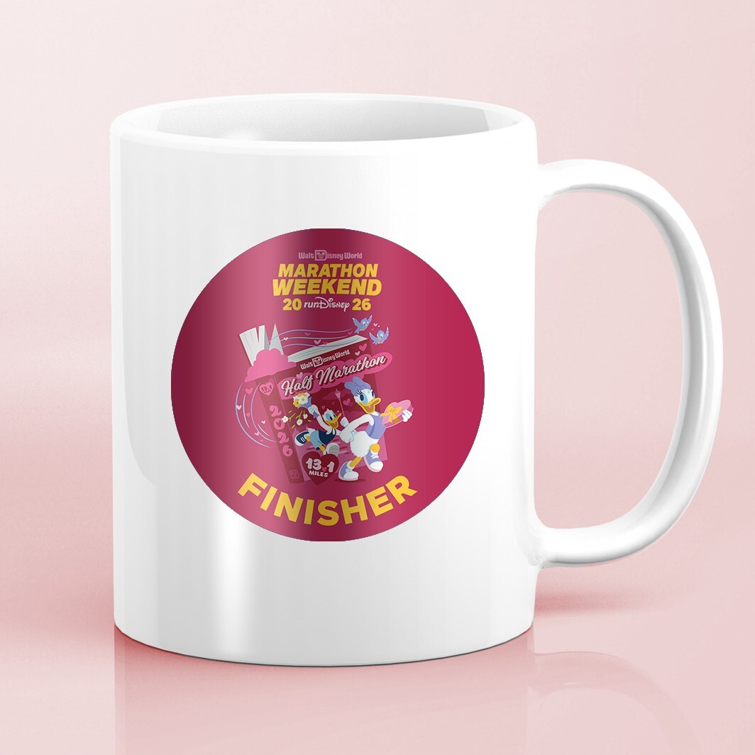 RunDisney Marathon Weekend 2026 Half 13.1 Miles FINISHER Water Bottle Sticker