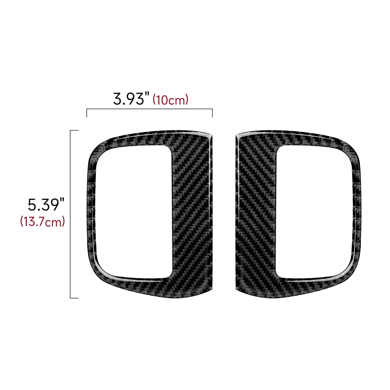 Car Air Vent Cover Decals for Dodge Charger 20152023 Carbon Fiber Accessories