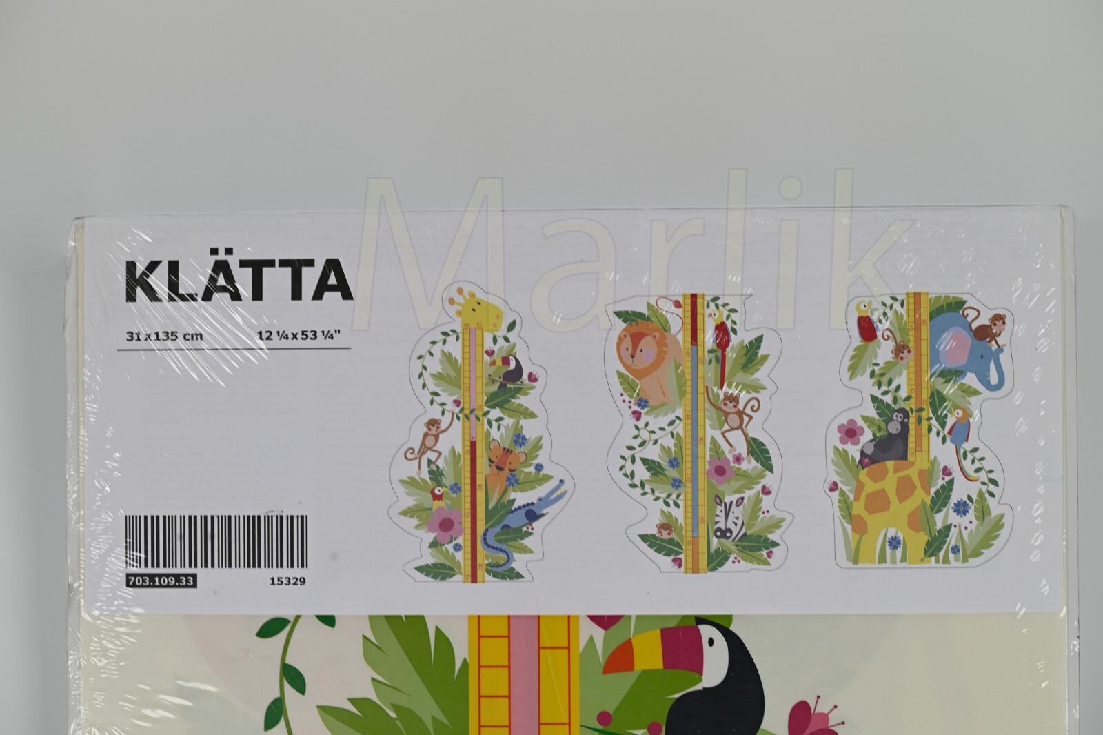 Ikea KLÄTTA Klatta Child Growth Chart Decorative sticker, Wall measuring Sticker