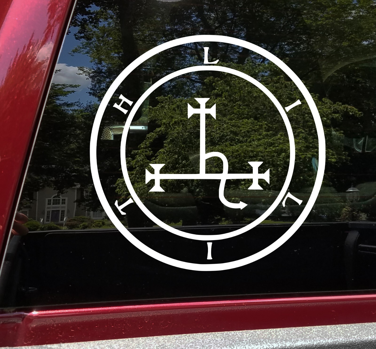 Sigil of Lilith Vinyl Decal V1 – Dark Moon Feminine Strength – Die Cut Sticker