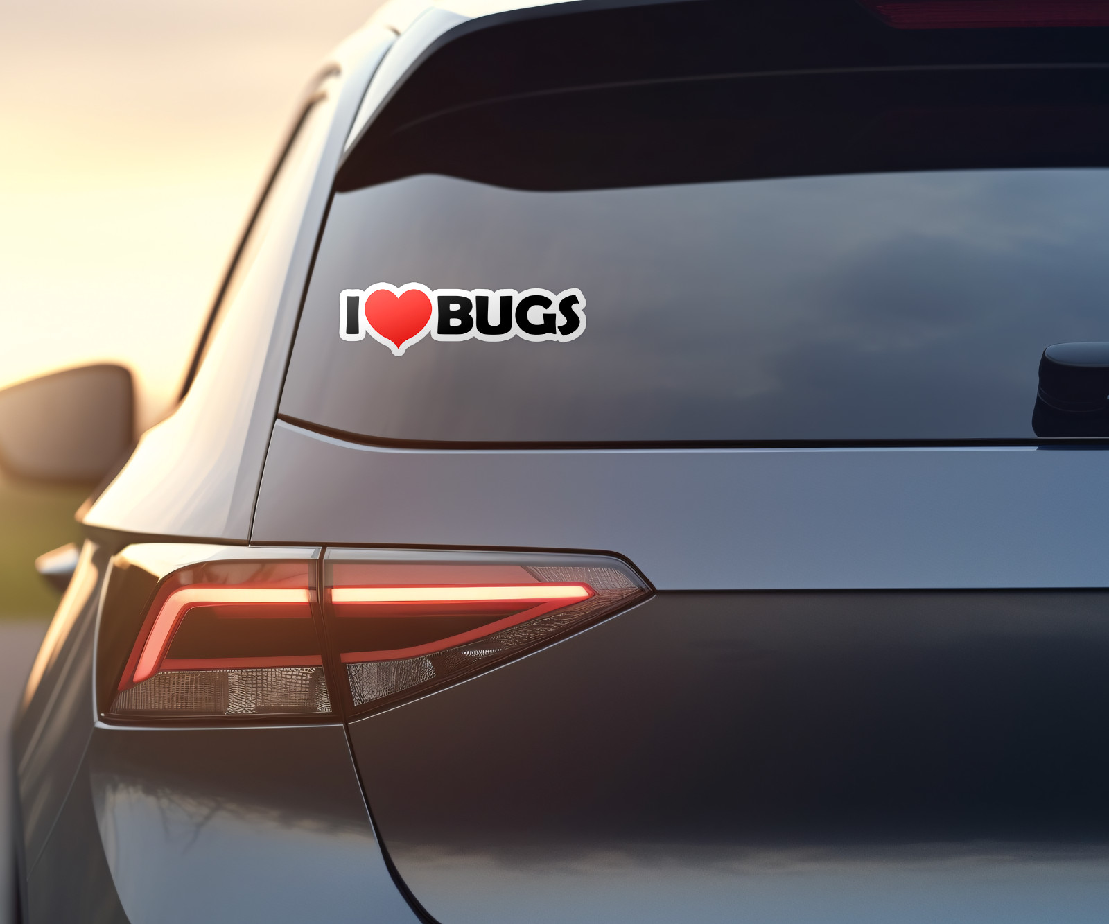 I Love Bugs Vinyl Sticker – Cute Nature Lover Decal