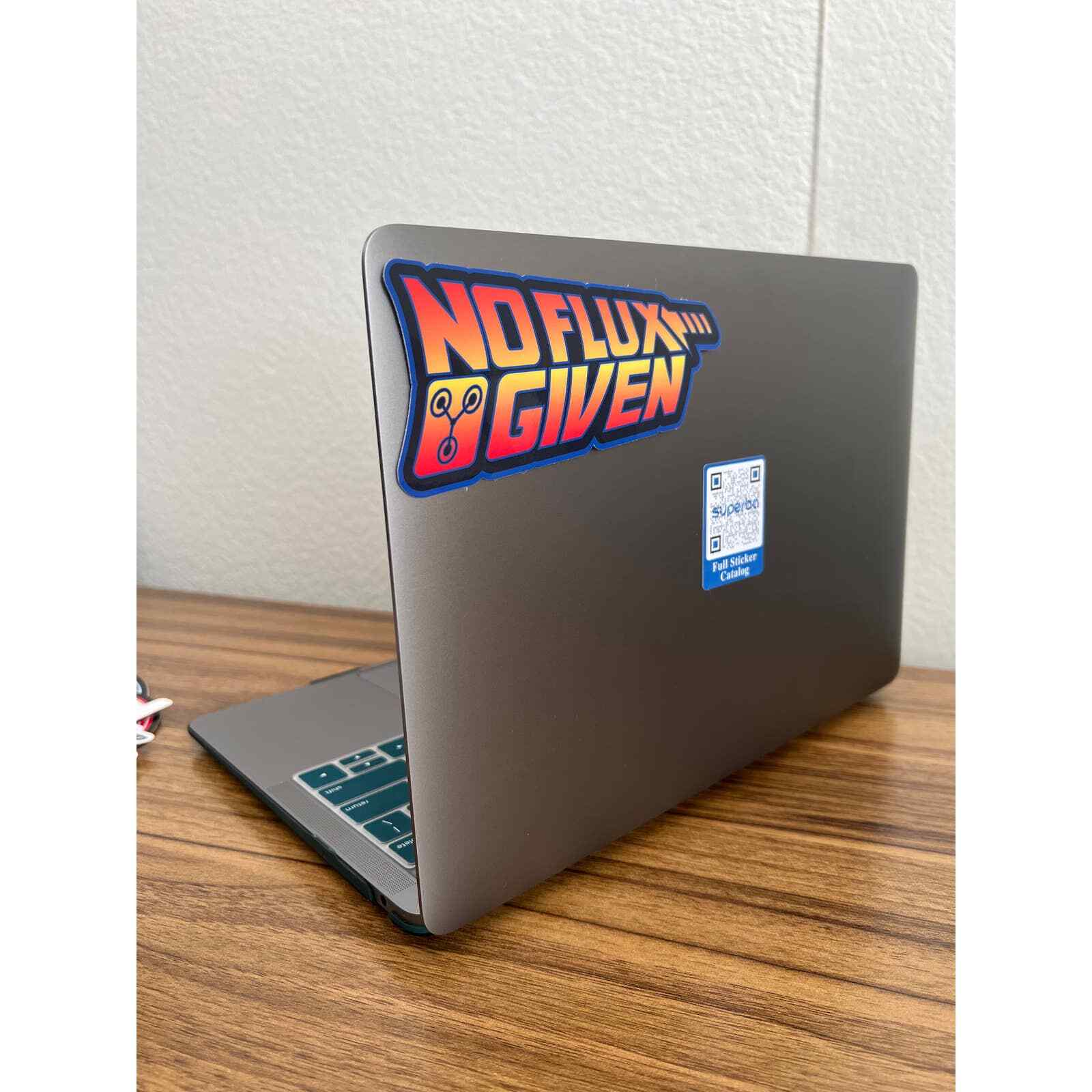 4" Back to the future "No flux given" Vinyl Sticker Decal