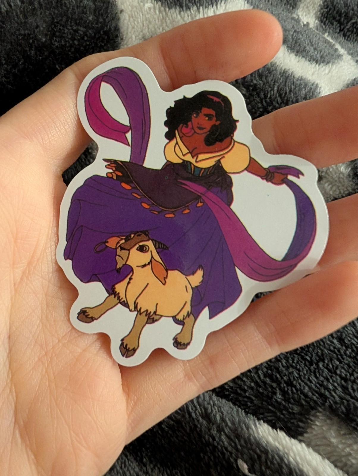Esmeralda, Hunchback of Notre-Dame, Disney, Vinyl Sticker