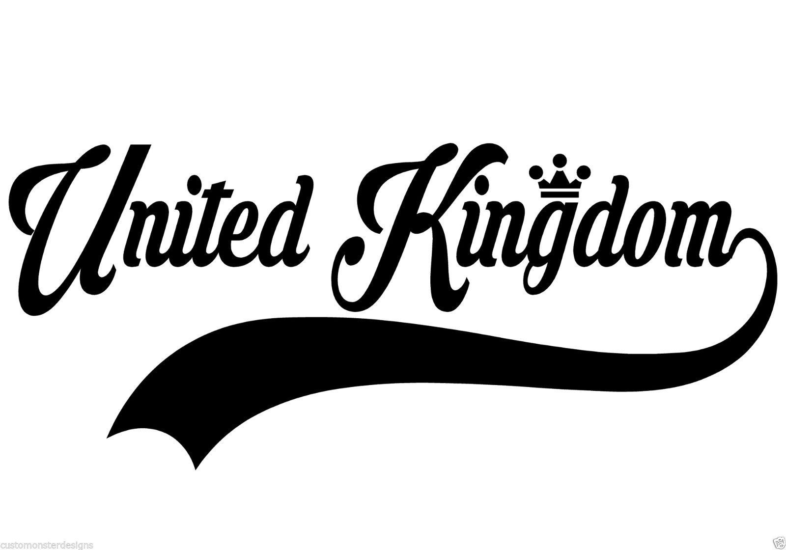 United Kingdom… United Kingdom Vinyl Wall Art Quote Decor Words Decals Sticker