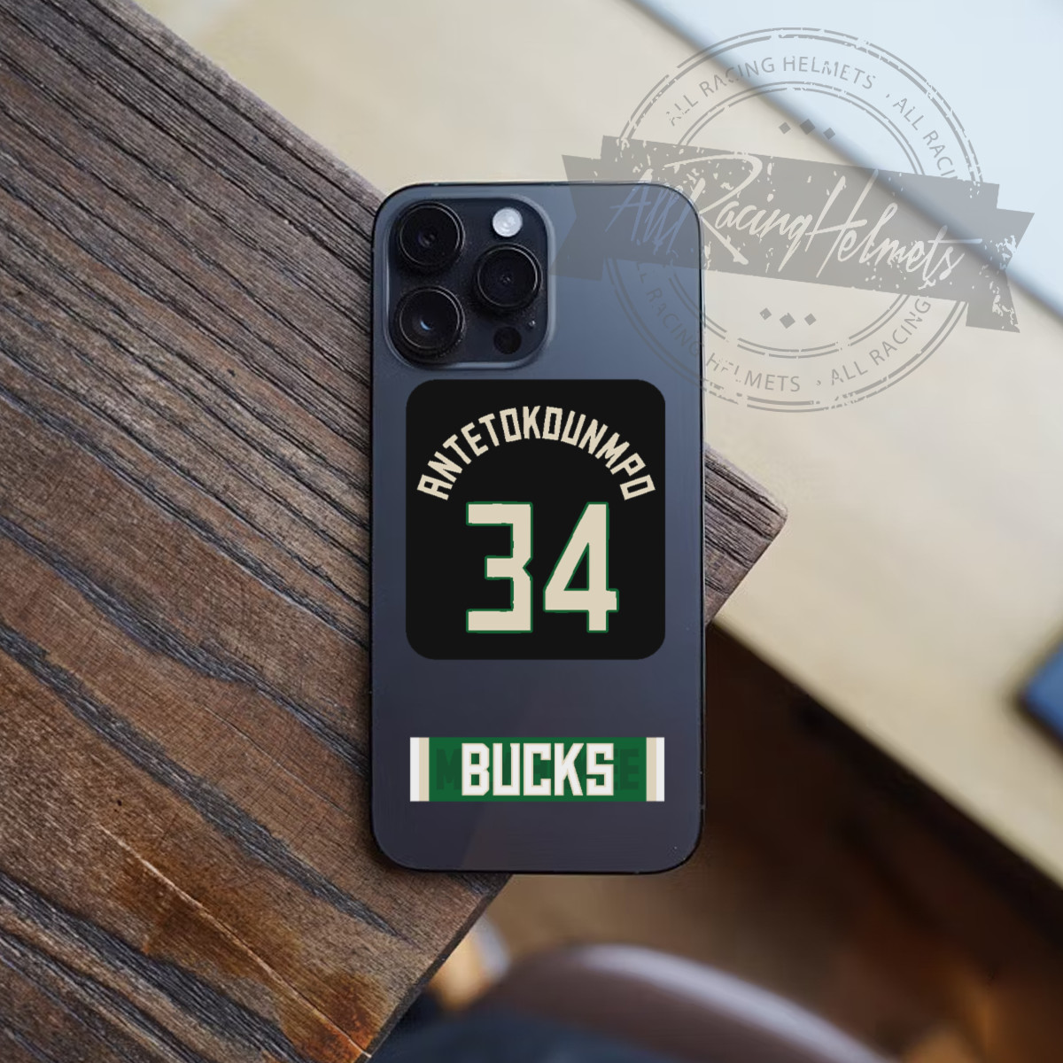 Milwaukee Bucks NBA Basketball # 34 Giannis Antetokounmpo A4 Printed Vinyl Decal