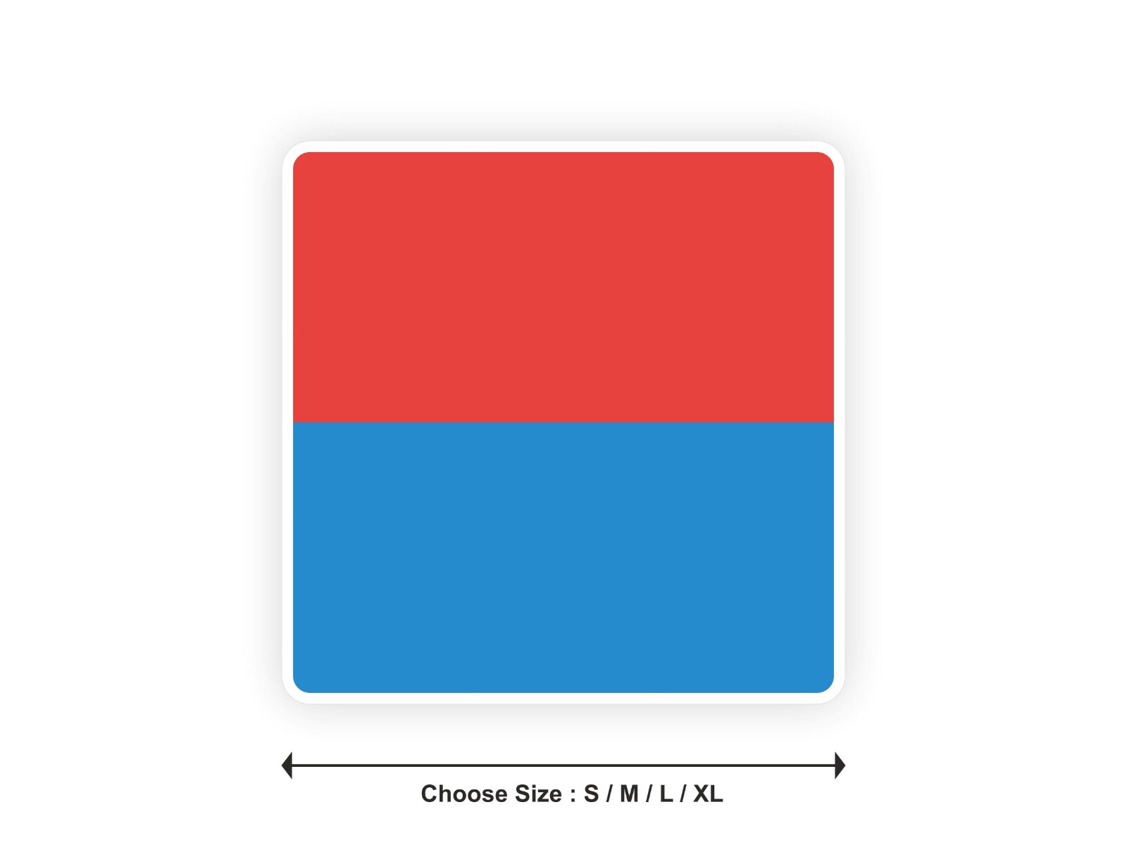 Sticker flag SWITZERLAND TICINO TESSIN swiss 2,7′′(S) -7,8′′(XL) decal