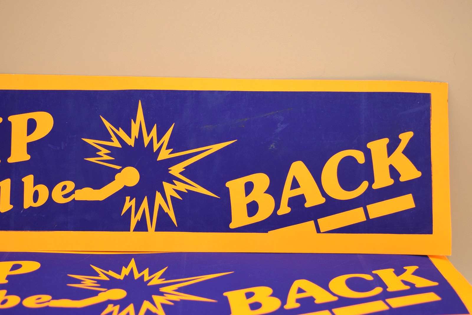 150+ Vintage The Champ Will Be Back Bumper Sticker Lot Boxing Glove