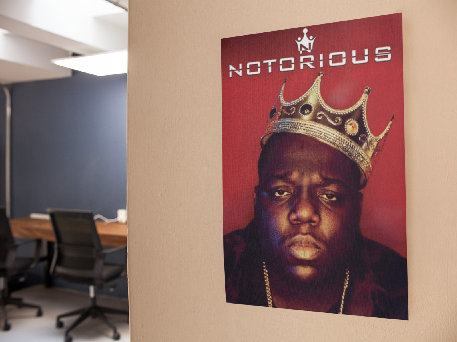 Biggie Notorious Music Poster Graphic Wall Decal Removable Adhesive Backing