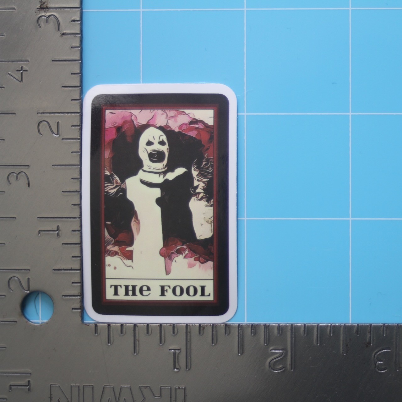 Terrifier Sticker (ART THE CLOWN) Bloody Horror Movie, Gloss PVC Decal