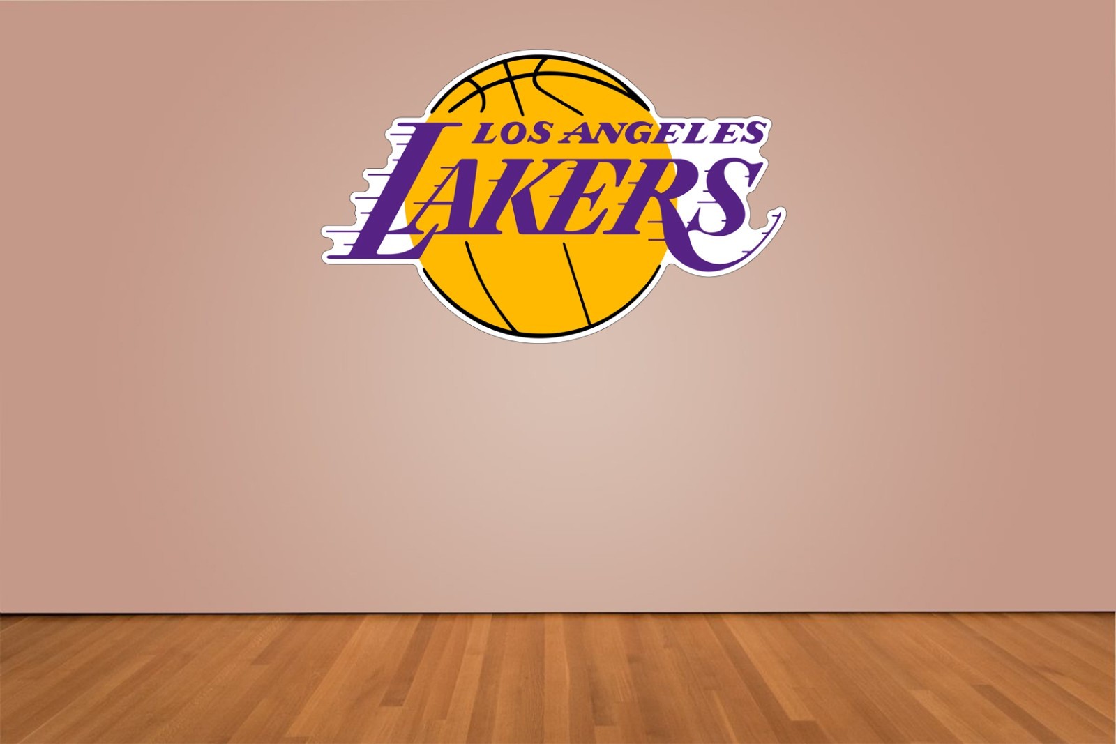 Los Angeles Lakers Indoor Wall Vinyl Decal Sticker 5" – 52"