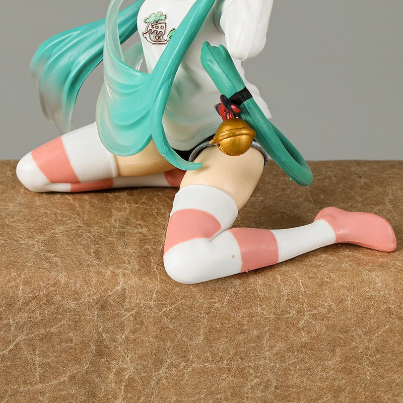 Kawaii Hatsune Miku Anime Figure Toys 11cm Neko T-Shirt Ver. PVC Action Figurine