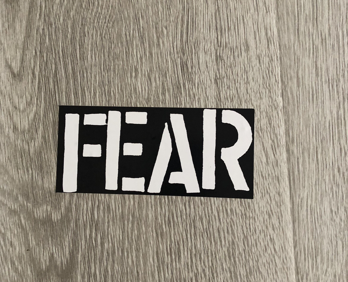 Fear Sticker – Punk Band Punk Rock Sticker