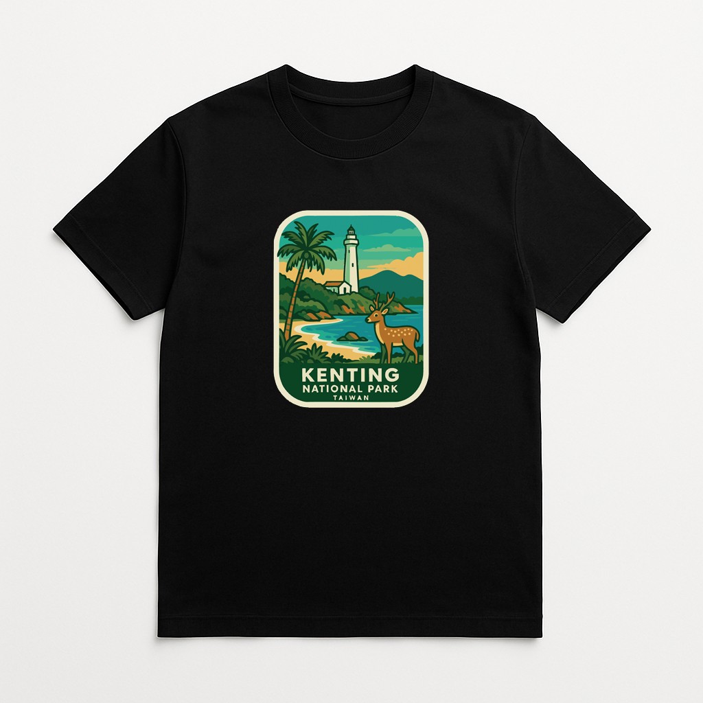 Kenting Taiwan Iron On Heat Transfer Vinyl HTV Die-Cut World National Parks