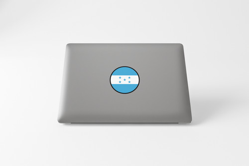 Honduras Flag Circle Sticker Decal